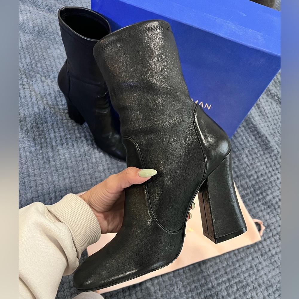 Stuart Weitzman Curveblock 100 Bootie